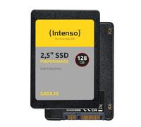 Intenso Internal 2.5" SATA III Performance SSD 128GB 550MB/sec Black | Fast 6 Gbps interface for boot times under 20 seconds, robust, silent, 7 mm flat, compatible with PC and laptop