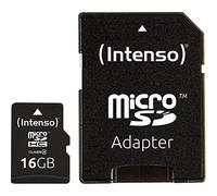 Intenso Microsdhc Memory Card, Class 4, 16 GB, Black
