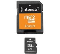 Intenso Microsdhc Memory Card, Class 4, 8 GB, Black
