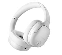 Intenso O400HA Over-Ear Headphones - Hybrid Active Noise Cancelling, up to 75 Hours Runtime and Bluetooth 5.3, with Music Mode, Transparency Mode and Fast Charging Time, White