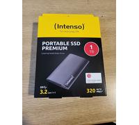 Intenso Portable 1tb SSD Premium 3.2 Gen 1 1.8" External Storage Upto 320 MB/s
