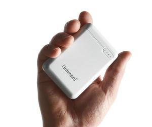 Intenso Power Bank XS 10000, Portable Charger (10000mAh, Compatible with Smart Phone/Tablet PC and More) White