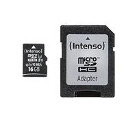 Intenso Professional MicroSDHC Memory Card, Class 10 UHS-I, 16 GB, blue