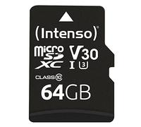 Intenso Professional MicroSDXC Memory Card, Class 10 UHS-I, 64 GB, blue