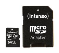 Intenso Professional MicroSDXC Memory Card, Class 10 UHS-I, 64 GB, blue