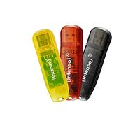 Intenso Rainbow Line 3502473 USB 2.0 Flash Drive 3x 16GB Black/Red/Yellow