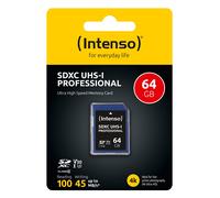 Intenso SD Card Memory Card Professional SDXC Class 10 UHS-I 16GB 32GB 64GB