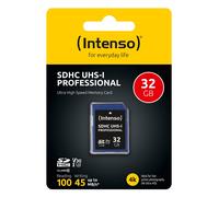 Intenso SD Card Memory Card Professional SDXC Class 10 UHS-I 16GB 32GB 64GB