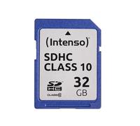 Intenso SDHC Memory Card, Class 10, 32 GB, Blue