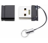 Intenso Slim Line - Flash Drive 16 GB - USB 3.2 Gen 1x1, Black | Mini memory stick with up to 100 MB/s read speed - ideal for car radio, notebook and laptop - incl. lanyard