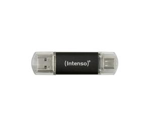 Intenso Twist Line 128 GB, Dual USB 3.2 Gen 1x1, USB-C and USB-A, 70 MB/s, Anthr