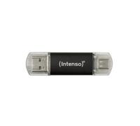 Intenso Twist Line 64 GB, Dual USB 3.2 Gen 1x1, USB-C and USB-A, 70 MB/s, Anthra