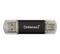Intenso Twist Line 64 GB, Dual USB 3.2 Gen 1x1, USB-C and USB-A, 70 MB/s, Anthracite