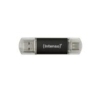 Intenso Twist Line 64 GB, Dual USB 3.2 Gen 1x1, USB-C and USB-A, 70 MB/s, Anthracite