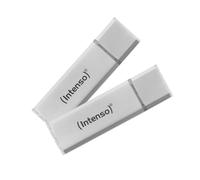 Intenso Ultra Line 2 x 64GB USB flash drive USB Type-A 3.2 Gen 1 (3.1 Gen 1) Silver