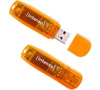 INTENSO USB Flash Drive 3502492 Orange 64 GB Pack of 2