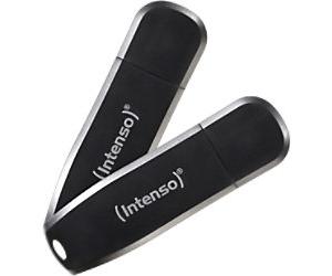 INTENSO USB Flash Drive 3533494 Black 64 GB Pack of 2
