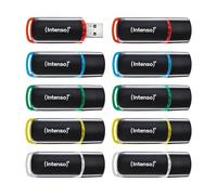 Intenso USB Stick Business Line Multipack 8GB Set of 10 - USB 2.0 High Speed USB-A Flash Drive - Up to 28MB/s - Compatible with Windows & Mac