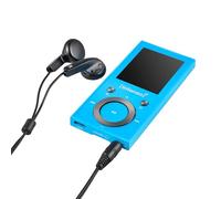 Intenso Video Scooter BT MP3 Player with Bluetooth 5.0, 1.8 Inch Colour Display, 64 GB MicroSD, USB-C, up to 18 Hours Battery, Includes Headphones, Blue