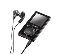 Intenso Video Scooter BT MP3 Player with Bluetooth 5.0, 1.8 Inch Colour Display, 64 GB MicroSD, USB-C, up to 18 Hours Battery, Includes Headphones, Black
