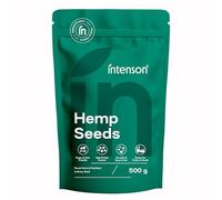 Intenson Hemp Seeds Hulled, 500 g, High in Protein and Omega Fatty Acids, Vegan and Keto-Friendly, Naturally Gluten-Free, No Additives