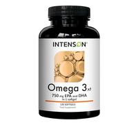 Intenson Omega 3 XT - 1000mg with 750mg of EPA & DHA per Capsule - 120 Softgels of High Strength Omega 3 Fish Oil - 4 Months Supply