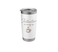 Intention in Every Sip Mindful Coffee Lover Gift Stainless Steel Insulated Tumbler