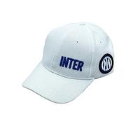 Inter Baseball Cap with New Logo Visor, Unisex-Adult Football Cap, White, One Size