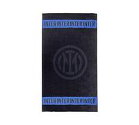 Inter Beach Towel Black, 100% Cotton