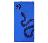 Inter Biscione Premium Microfibre Beach Towel, 180 x 90 cm, Ultra Absorbent Microfibre Towel - Perfect for Beach, Sea, Pool and Summer Holidays - Official Product
