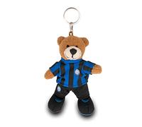 Inter Key Ring with Plush Official F.C Keyring, Logo New, 10 cm, 41713, Beige