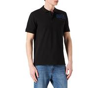 Inter Men's Black and White Logo Rear Polo Shirt, 100% Cotton