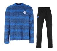 INTER Men's Long Pyjamas, Black, Medium