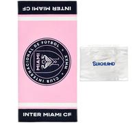 Inter Miami CF Beach Towel 30 x 60 in | 100% Cotton Velour/Terry | Waterproof Bag Included | Official Team Logo Print