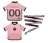 Inter Miami CF Dog Jersey & Leash Set, Size Large | Inter Miami CF dog jersey and matching leash featuring authentic team colors and official club graphics.