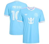 Inter Miami CF Football Shirt Third Authentic 2025 Messi 10 adidas Blue Mens MLS