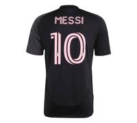 adidas Inter Miami CF 25/26 Messi Away Jersey, Recycled Polyester, Black