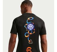 Inter Milan Academy Pro SE Men's Nike ACG Dri-FIT Football Short-Sleeve Pre-Match Top - Black - Polyester