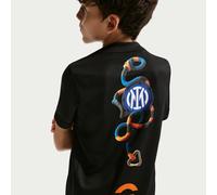 Inter Milan Academy Pro SE Older Kids' Nike ACG Dri-FIT Soccer Short-Sleeve Pre-Match Top - Black - Polyester XL