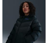 Inter Milan Older Kids' Nike Football Synthetic Fill Hooded Jacket - Black - Polyester M