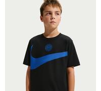 Inter Milan Swoosh Men's Nike Football T-Shirt - Black - Cotton M