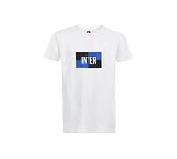 Inter New Logo T-Shirt Unisex - Adult White