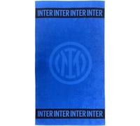 Inter Premium Beach Towel, 180 x 100 cm, Towel 100% Cotton, Logo, Made in Italy, Color Blue
