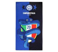 Inter Scudetto Beach Towel, Championi D'Italia 23/24, Second Star, 20th Scudetto, Biscione, Towel, Official Product, 86 x 155 cm