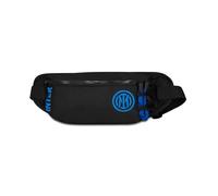 Inter Seven Boys Bum Bag, Black Light Blue, with Adjustable Waist Strap, Travel and Leisure, Black, Modern