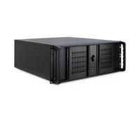 Inter-Tech 4U-4098-S Server Case Supports 6x 2.5" Internal HDD, 2x 80mm Fans, 2x