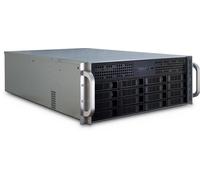 Inter-Tech 4U-4416L Rack Black, Silver