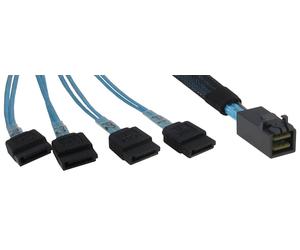 Inter-Tech 88885003 Cable SFF 8643-4x SATA 0.5 m