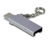 Inter-Tech 88885469 Unclassified Memory Card Readers (MicroSD (TransFlash), Zinc, Zinc, USB 2.0 Type-A/Type-C, 15 mm, 40 mm)