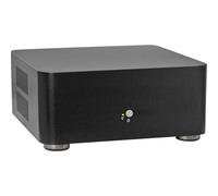 Inter-Tech A80 Black 60 W - Computer Case (PC, Aluminium, ITX, Black, 4 cm, RoHS, CE)